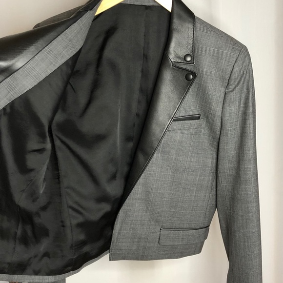 NWT The Kooples Prince De Galles Cropped Blazer - Picture 7 of 16